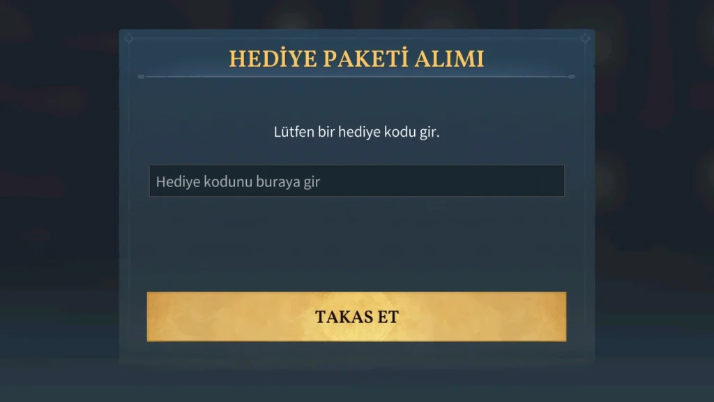 Hediye Kodları Nasıl Kullanılır?